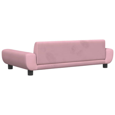 Kindersofa Rosa 100x54x33 cm Samt