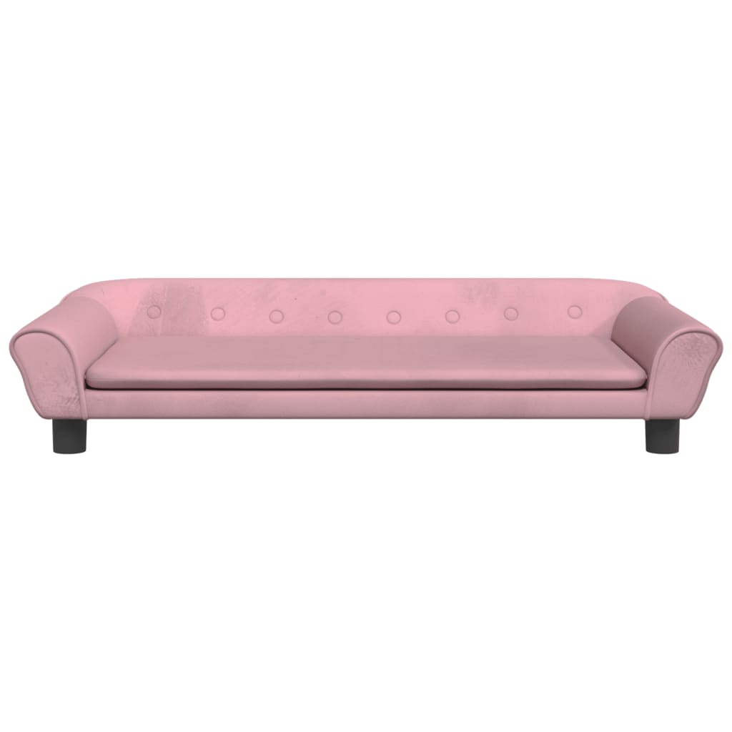 Kindersofa Rosa 100x50x26 cm Samt