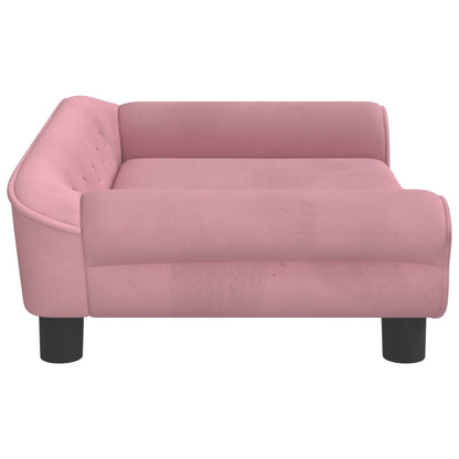 Kindersofa Rosa 70x45x26 cm Samt