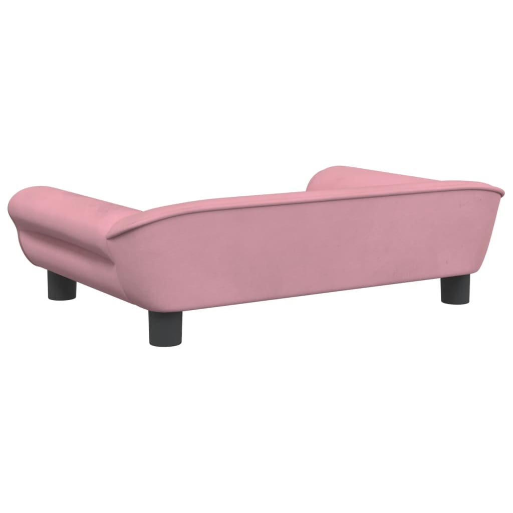 Kindersofa Rosa 70x45x26 cm Samt