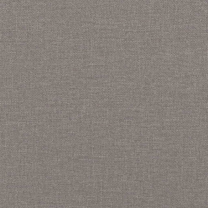 Tagesbett mit Matratze Taupe 90x200 cm Stoff