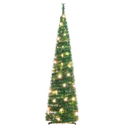 Pop-Up-Weihnachtsbaum Künstlich 50 LEDs Grün 120 cm