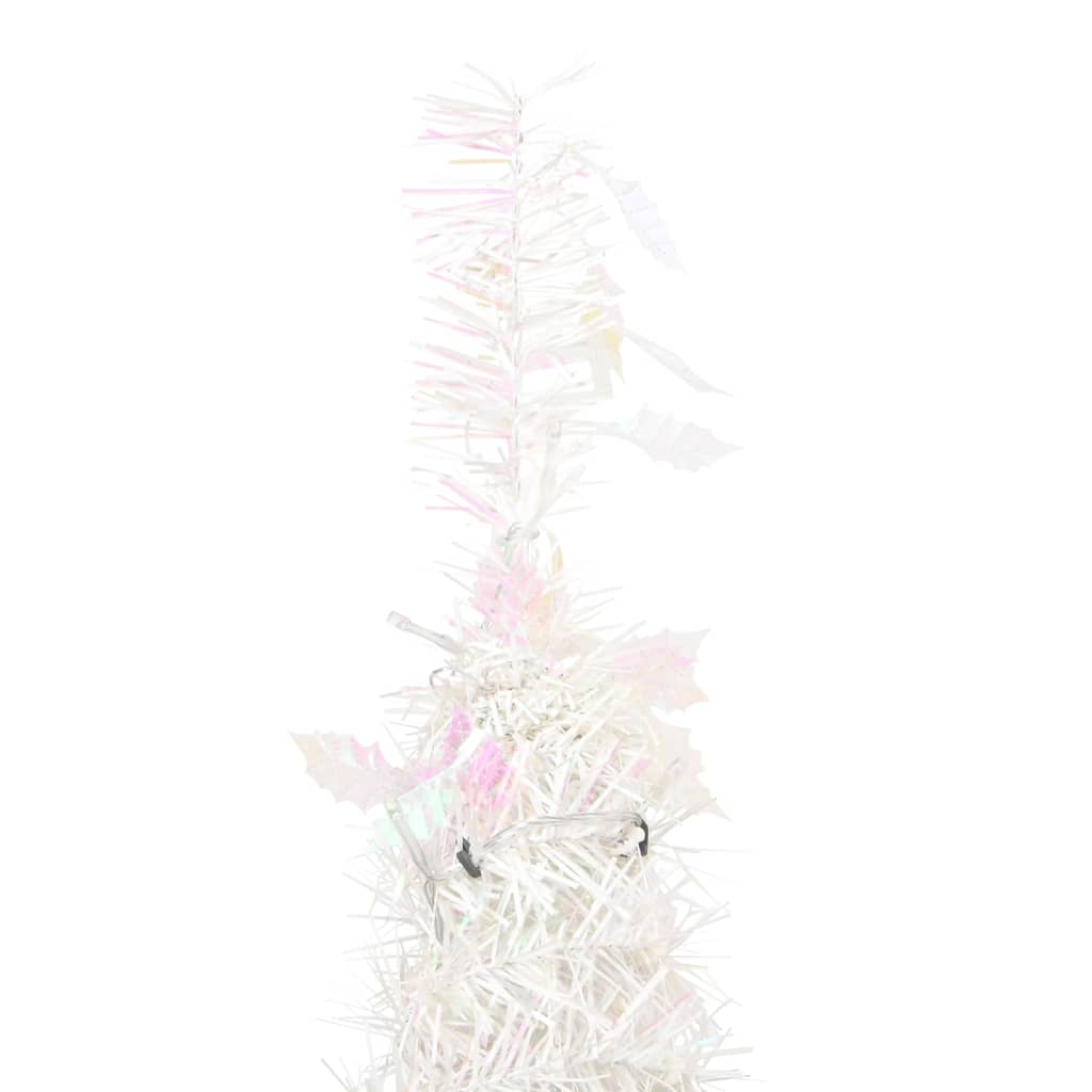 Pop-Up-Weihnachtsbaum Künstlich 50 LEDs Weiß 120 cm