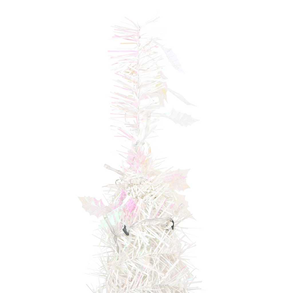 Pop-Up-Weihnachtsbaum Künstlich 200 LEDs Weiß 210 cm