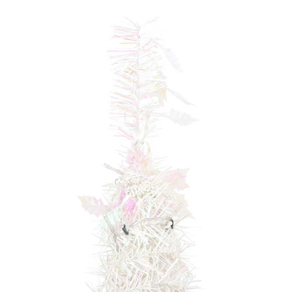 Pop-Up-Weihnachtsbaum Künstlich 200 LEDs Weiß 210 cm