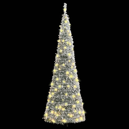 Pop-Up-Weihnachtsbaum Künstlich Beschneit 150 LEDs 180 cm