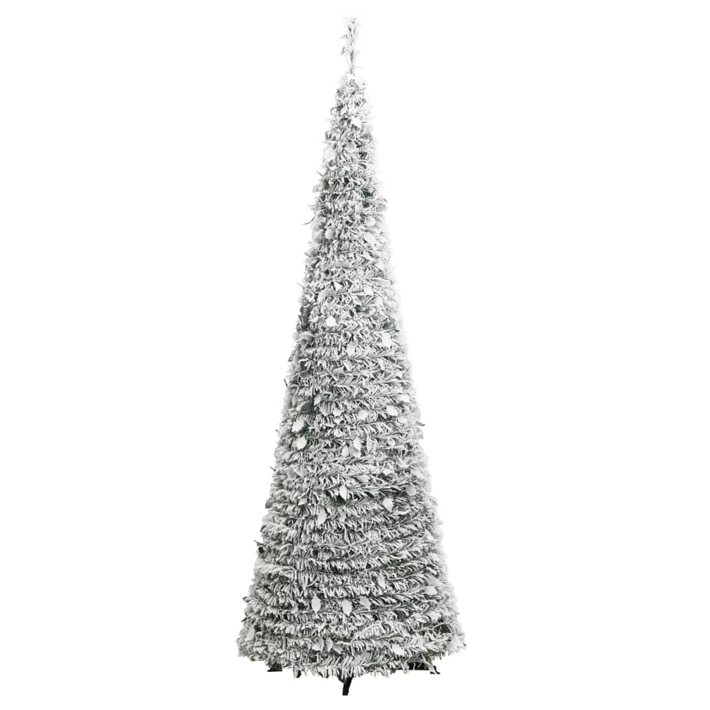 Pop-Up-Weihnachtsbaum Künstlich Beschneit 150 LEDs 180 cm