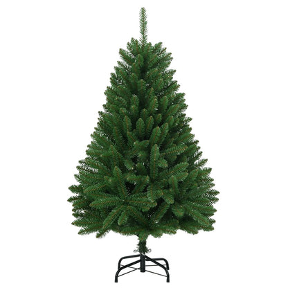 Künstlicher Weihnachtsbaum Klappbar mit Ständer Grün 120 cm