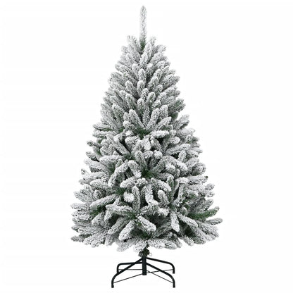 Künstlicher Weihnachtsbaum Klappbar Beschneit 120 cm