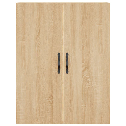 Highboard Sonoma-Eiche 69,5x34x180 cm Holzwerkstoff