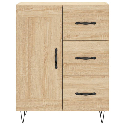 Highboard Sonoma-Eiche 69,5x34x180 cm Holzwerkstoff