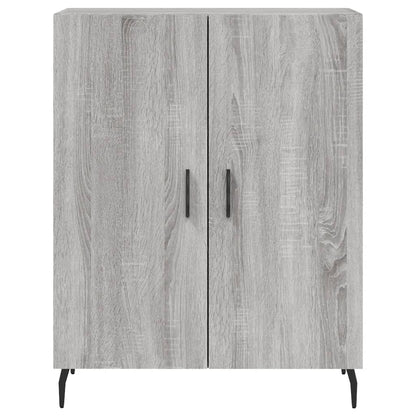 Highboard Grau Sonoma 69,5x34x180 cm Holzwerkstoff