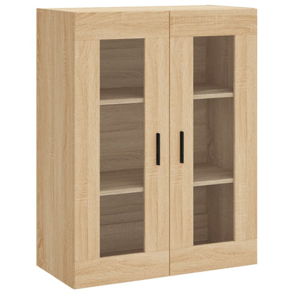 Highboard Sonoma-Eiche 69,5x34x180 cm Holzwerkstoff