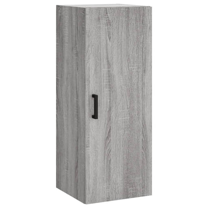 Highboard Grau Sonoma 34,5x34x180 cm Holzwerkstoff