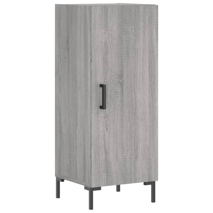 Highboard Grau Sonoma 34,5x34x180 cm Holzwerkstoff