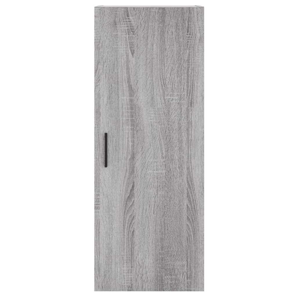 Highboard Grau Sonoma 34,5x34x180 cm Holzwerkstoff