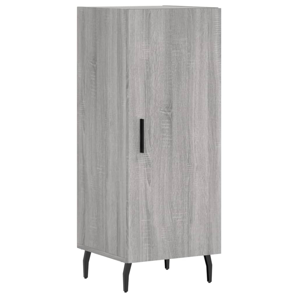 Highboard Grau Sonoma 34,5x34x180 cm Holzwerkstoff