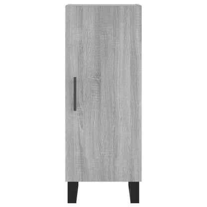 Highboard Grau Sonoma 34,5x34x180 cm Holzwerkstoff