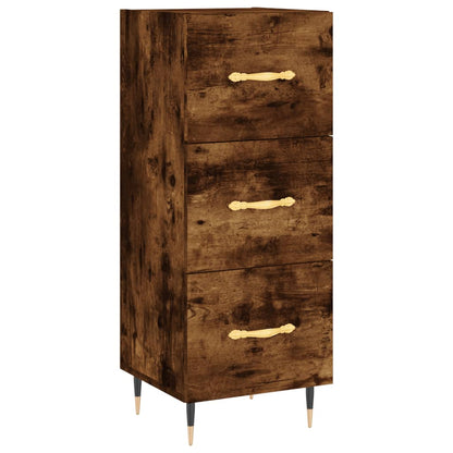 Highboard Räuchereiche 34,5x34x180 cm Holzwerkstoff