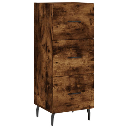 Highboard Räuchereiche 34,5x34x180 cm Holzwerkstoff