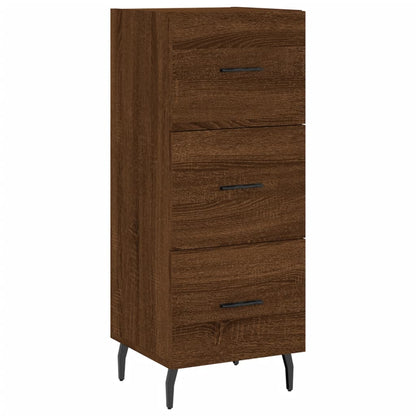 Highboard Braun Eichen-Optik 34,5x34x180 cm Holzwerkstoff