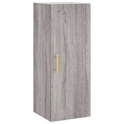 Highboard Grau Sonoma 34,5x34x180 cm Holzwerkstoff