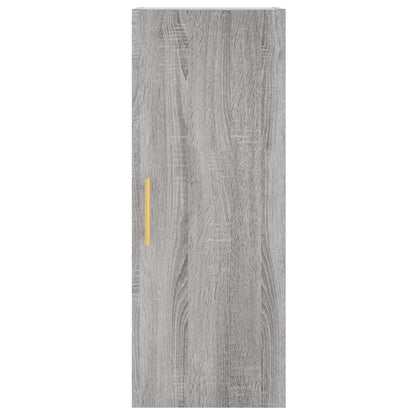 Highboard Grau Sonoma 34,5x34x180 cm Holzwerkstoff