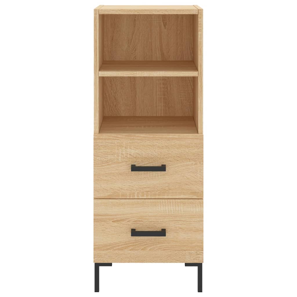 Highboard Sonoma-Eiche 34,5x34x180 cm Holzwerkstoff