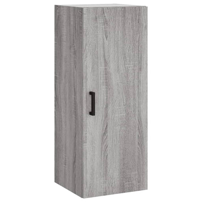 Highboard Grau Sonoma 34,5x34x180 cm Holzwerkstoff