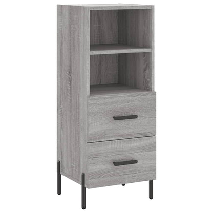 Highboard Grau Sonoma 34,5x34x180 cm Holzwerkstoff