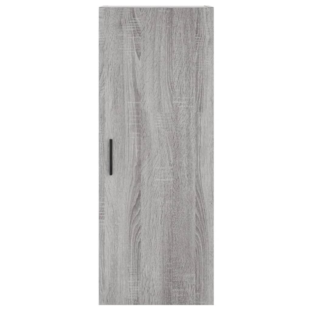 Highboard Grau Sonoma 34,5x34x180 cm Holzwerkstoff