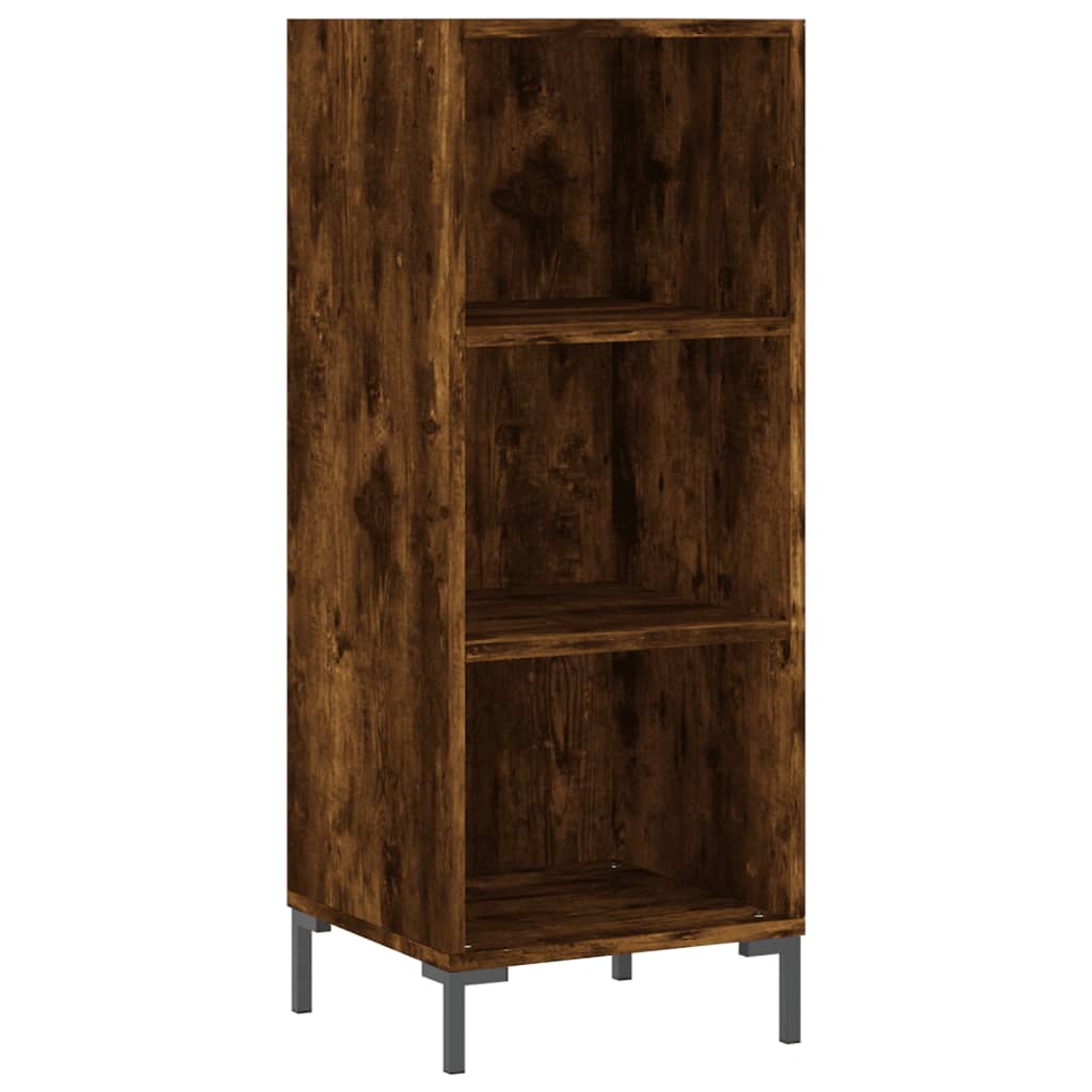 Highboard Räuchereiche 34,5x34x180 cm Holzwerkstoff