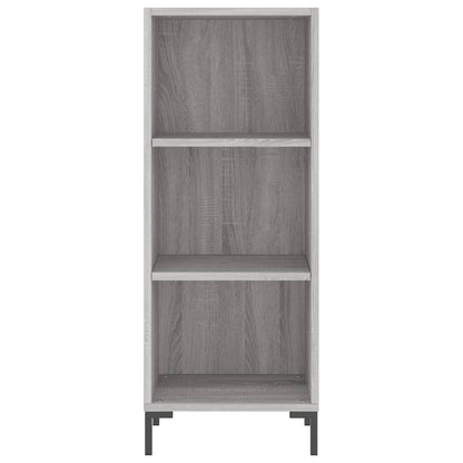 Highboard Grau Sonoma 34,5x34x180 cm Holzwerkstoff