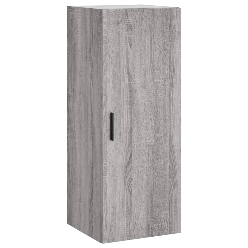 Highboard Grau Sonoma 34,5x34x180 cm Holzwerkstoff