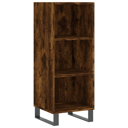 Highboard Räuchereiche 34,5x34x180 cm Holzwerkstoff