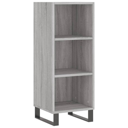 Highboard Grau Sonoma 34,5x34x180 cm Holzwerkstoff