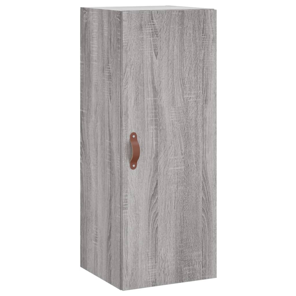 Highboard Grau Sonoma 34,5x34x180 cm Holzwerkstoff