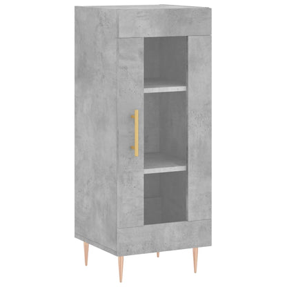 Highboard Betongrau 34,5x34x180 cm Holzwerkstoff