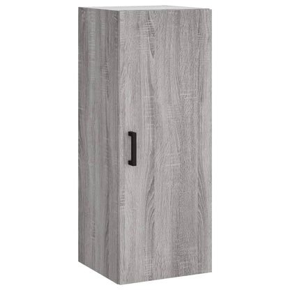 Highboard Grau Sonoma 34,5x34x180 cm Holzwerkstoff