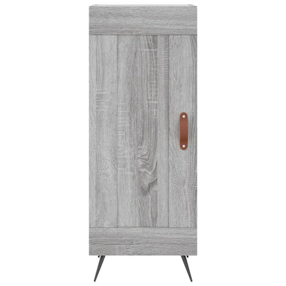 Highboard Grau Sonoma 34,5x34x180 cm Holzwerkstoff