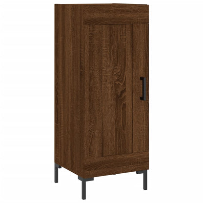 Highboard Braun Eichen-Optik 34,5x34x180 cm Holzwerkstoff