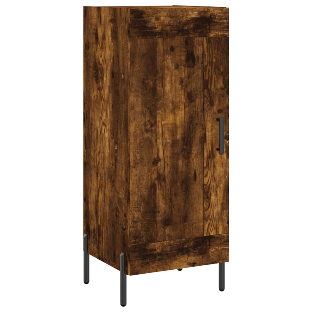 Highboard Räuchereiche 34,5x34x180 cm Holzwerkstoff