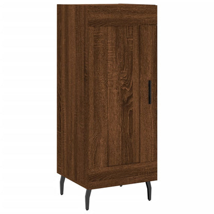 Highboard Braun Eichen-Optik 34,5x34x180 cm Holzwerkstoff