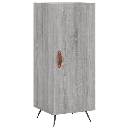 Highboard Grau Sonoma 34,5x34x180 cm Holzwerkstoff