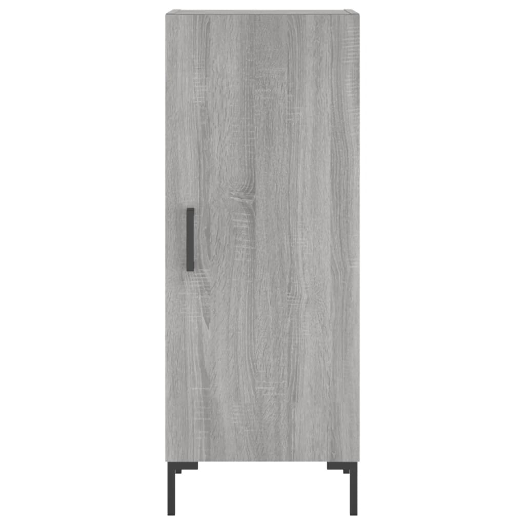 Highboard Grau Sonoma 34,5x34x180 cm Holzwerkstoff