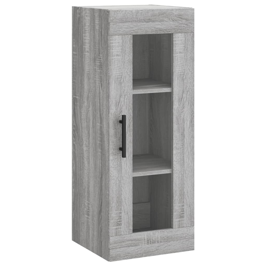 Highboard Grau Sonoma 34,5x34x180 cm Holzwerkstoff