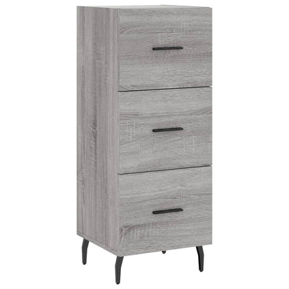 Highboard Grau Sonoma 34,5x34x180 cm Holzwerkstoff