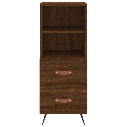 Highboard Braun Eichen-Optik 34,5x34x180 cm Holzwerkstoff