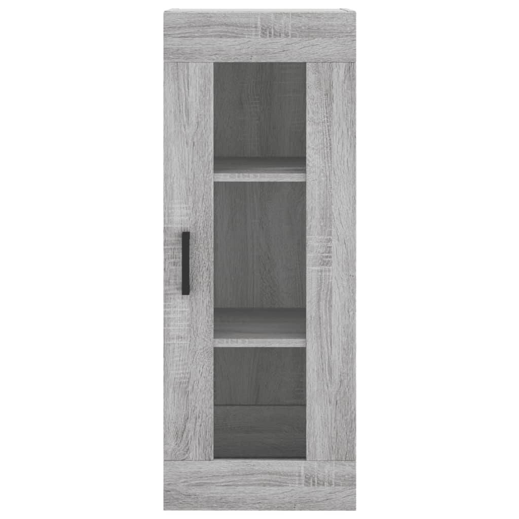 Highboard Grau Sonoma 34,5x34x180 cm Holzwerkstoff