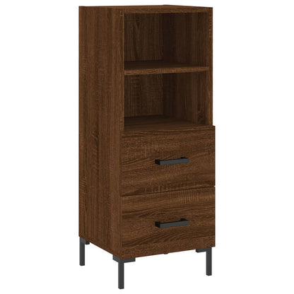 Highboard Braun Eichen-Optik 34,5x34x180 cm Holzwerkstoff